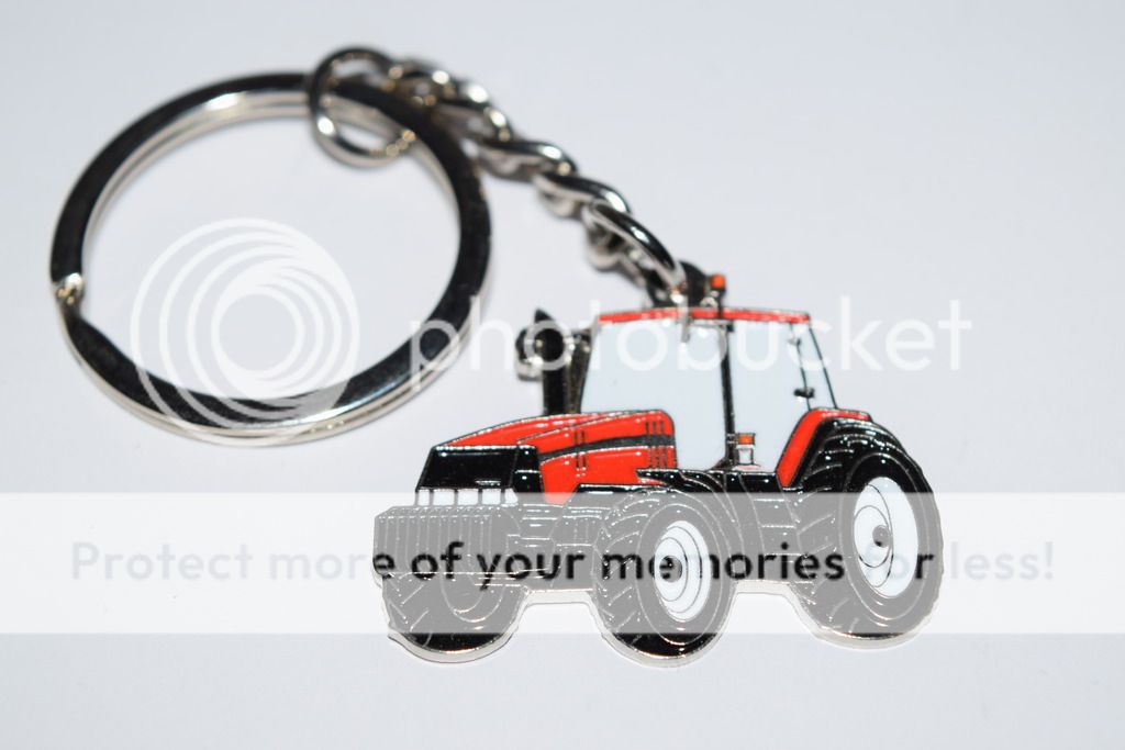 Red Tractor Case International Keyring Farming Gift Novelty Enamel Keychain eBay